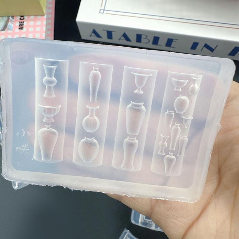 Cartoon Mini Porcelain Bottle Star Lantern Silicone Nail Mold Nail Stamping Decorations Nails Diy Design Manicure Art Tool