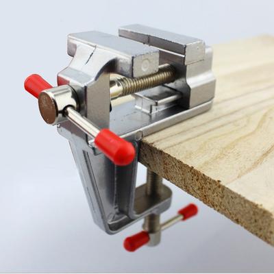 Mini multifunkční stolní svěrák Hliníkový miniaturní malý klenotnický hobby upínací stůl Ploché kleště Nástrojový svěrák