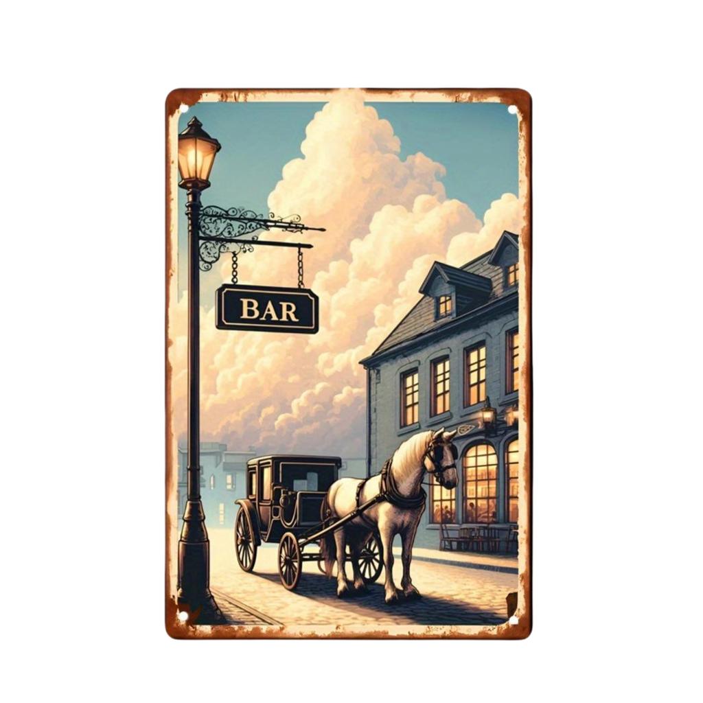 2D Metal Tin Sign Vintage BBQ ZONE Beer Posters Plaque Decorative Plates for Garage Club Man Cave Bar Home Cafe Wall Decor