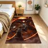 Lord Rings Area Rug Suitable for Entryway Balcony Dormitory Playrooms Anti-slip Rug Anime Office Decor Spiritual Gift