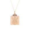 Personalized Necklace Open And Close Moon Zircon Photo Album Pendant Necklace Collarbone Chain Electroplated Gold Color Retention