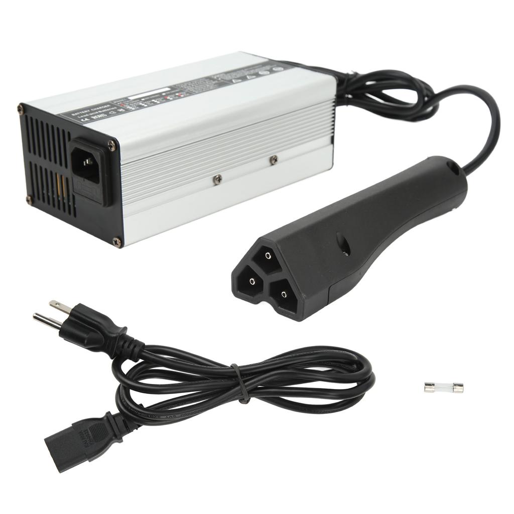 48V 6A Golf Cart Battery Charger Smart Charging RVX Plug Battery Protection Charger Replacement for E‑Z‑GO