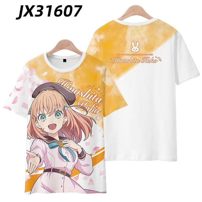 2026 Hatsune miku animation peripheral short-sleeved Children t-shirts kawaii dimensional student clothes T-shirt