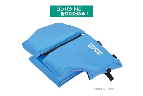 Captain Stag HULA US-3016 Snorkeling Vest, Floating Vest with Reflective Tape, Adult Size, Black/Blue