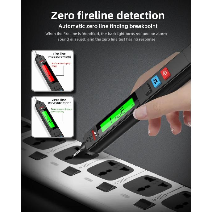 BSIDE Z2 Voltage Tester Pen 12V-300V Non-Contact Detection Leakage Live Wire Breakpoint Finder Portable Household Voltage Meter
