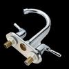 Jingzhouyuan Double Handle Rotatable Hot & Cold Basin Faucet