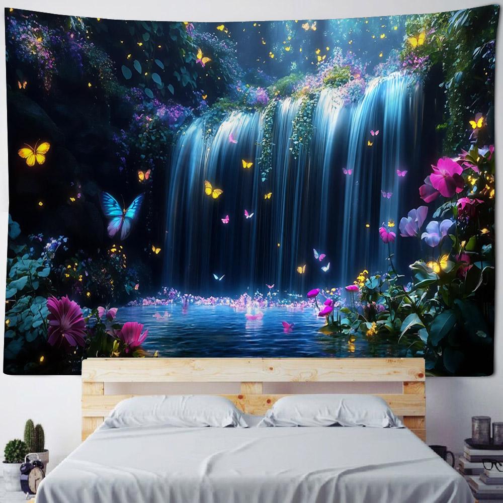 Fairy Tale Forest Tapestry Home Wall Decoration Kawaii Hippie Fantasy Room Art Decoration Background Blanket Bed Sheet