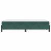 Box Spring Bed with Mattress Dark Green 120 x 190 cm Fabric
