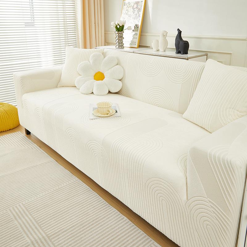 Anti Cat Scratch Sofa Cover All Purpose Set All Season Universal Elastic Protective Cover High End Jacquard Dust Cover