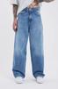 Oversize Baggy Men's Jeans Trousers - Aqua