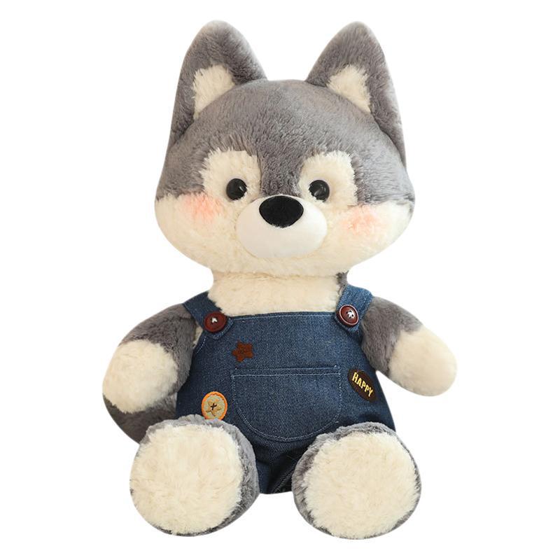 Cute Little Fox & Running Wolf Plush Dolls - Children's Gift