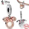 Newcopper   Mickey Mom Minnie Clip Stitch Charms Bead Fit Original Bracelets Charm Diy Women Jewelry