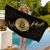 Trends Bitcoin Microfiber Printed Beach Towel Mountain Climbing Yoga Beach Swimming Running Absorbent Soft Towel