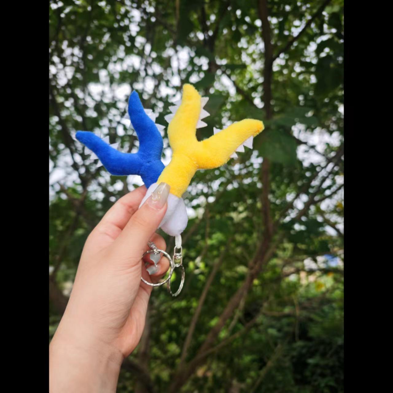 

Маленький плюшевый экзорцистский жезл брелок/подвеска-вилка для школьных сумок и ключей от машины 13cm