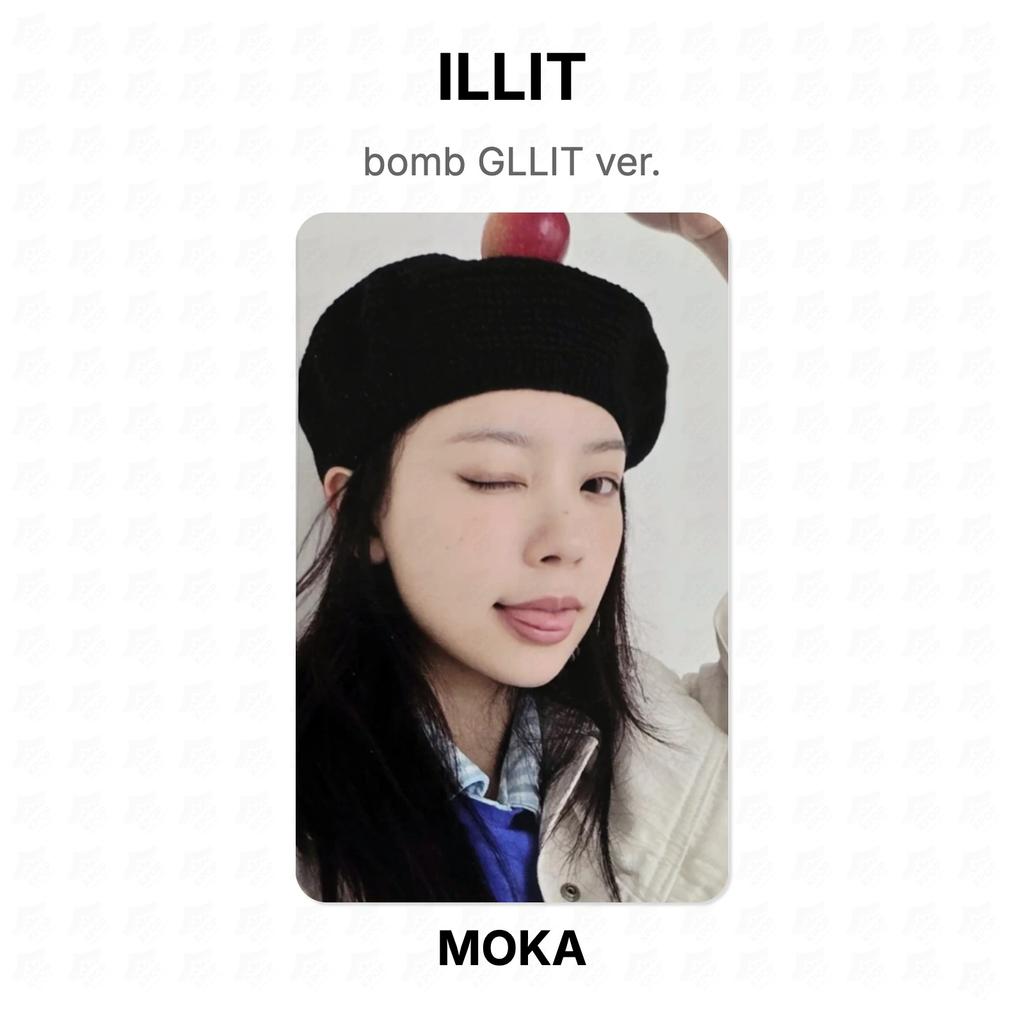 ILLIT Bombe GLLIT ver. Offizielle Fotokarte