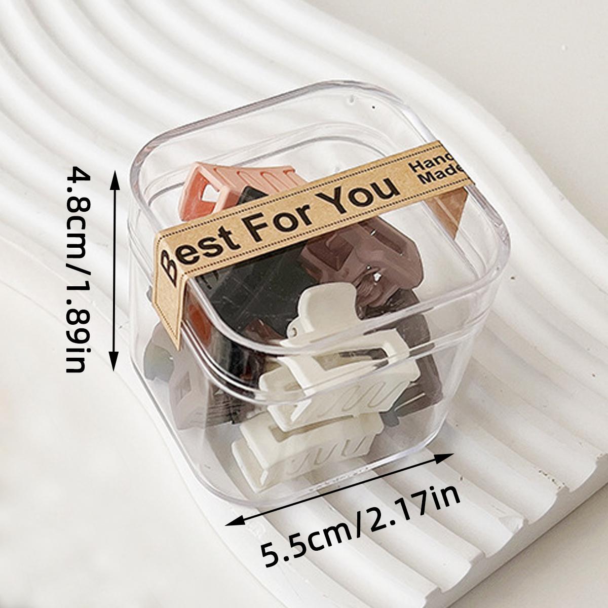 

10PCS Small Hair Clips Suitable Fine And Coarse Hair Small Rectangular Hair Clips Accessories Macaron Color As A Gift For Women