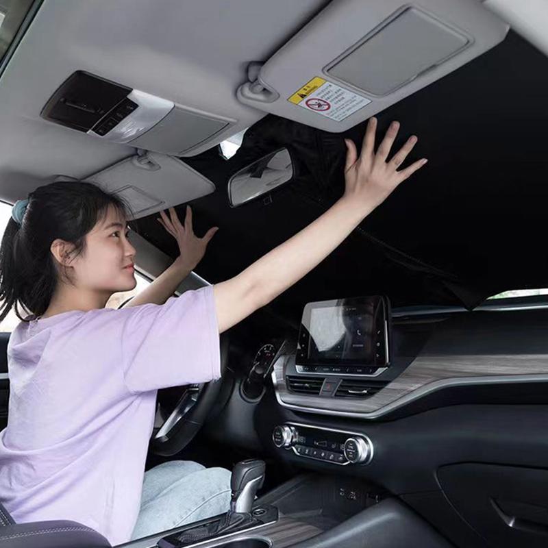 1 Piece Front Rear Car Window Sunshade Universal Uv Protection Shield Visor Windshield Cover Auto Anti Snow Ice