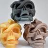 3D Snake Skull Silicone Candle Molds DIY Handmade Soap Plaster Crafts Resin Concrete Casting Mold Halloween Gift Making Tool
