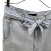 DIESEL Loose Soft Denim pants W25 blue Waist ribbon Women Used