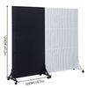 Metal Pegboard with Stand Movable Floor Standing Storage Rack Jewelry Hat Display Pegboard  Tools for Bedrooms Living Rooms and Kitchen
