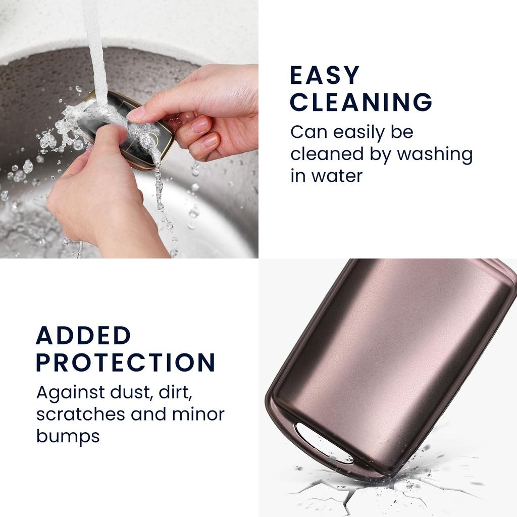 kwmobile 3 Button Key Case for Mazda CX30 CX50 CX60 CX90 MX-30 - Key