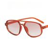 Double Beam Irregular Retro Style Ladies Fashion Sunglasses Spring Summer Bright Vacation Atmosphere Beach Accessories