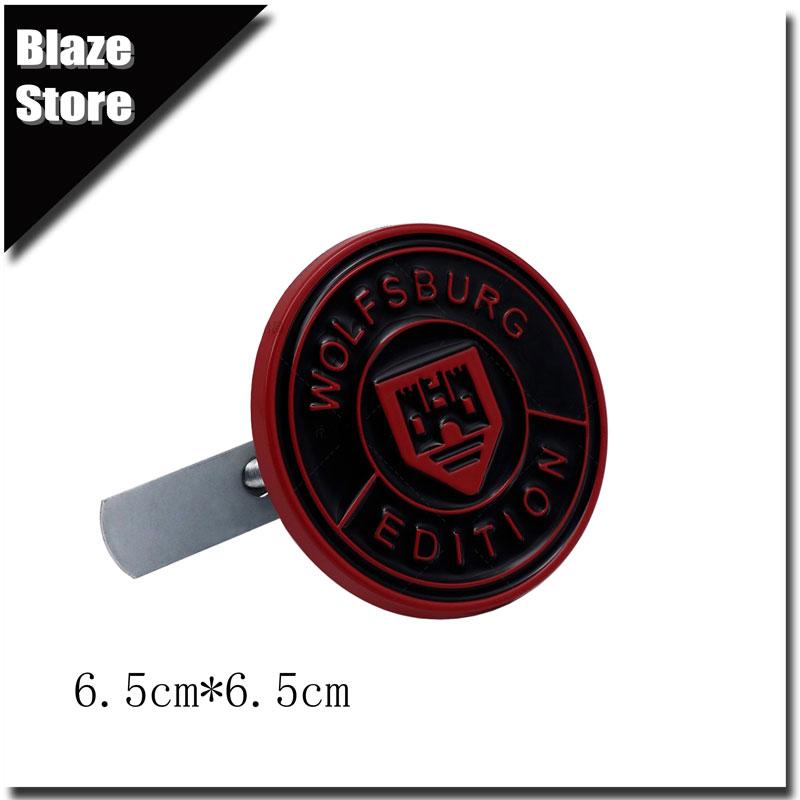 3D Metall Auto Karosserie Kühlergrill Plakette WOLFSBURG EDITION Emblem Auto Aufkleber Für Polo Golf Santana Passat Käfer Touareg