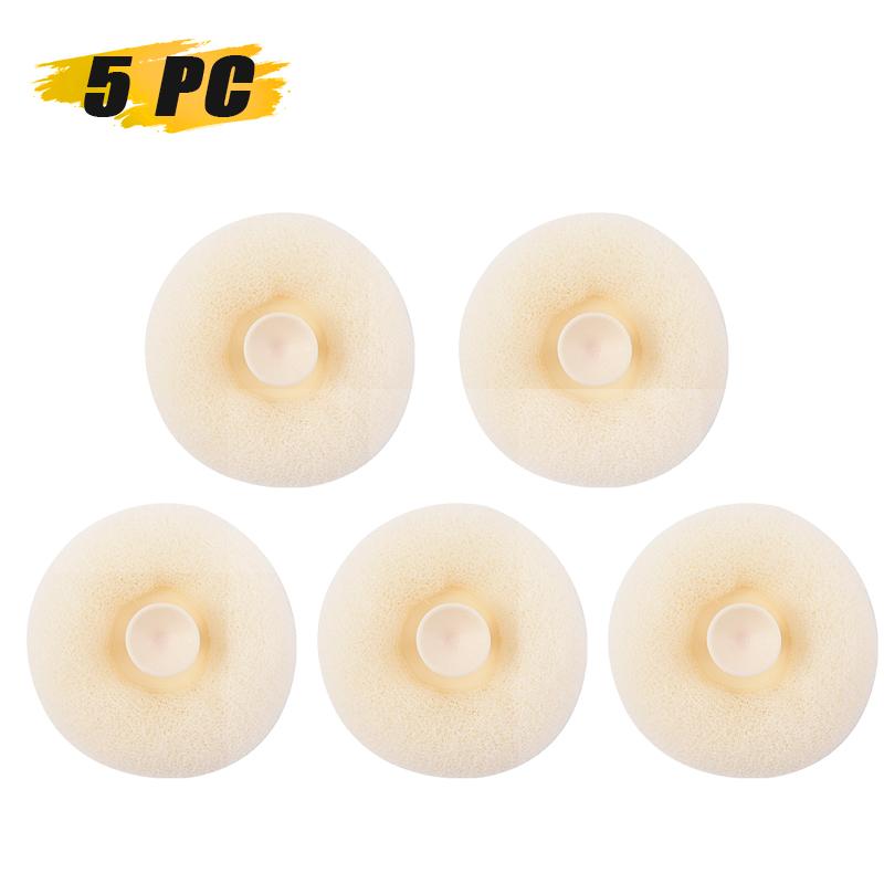 1–5 Stück natürliches Luffa-Bad mit Saugnapf, Körperpeeling-Massageball, japanischer Spa-Becher, Körpermassageschwamm, Badezimmerzubehör