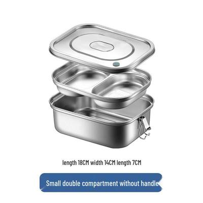 Doppellagige Lunchbox aus 304 Edelstahl