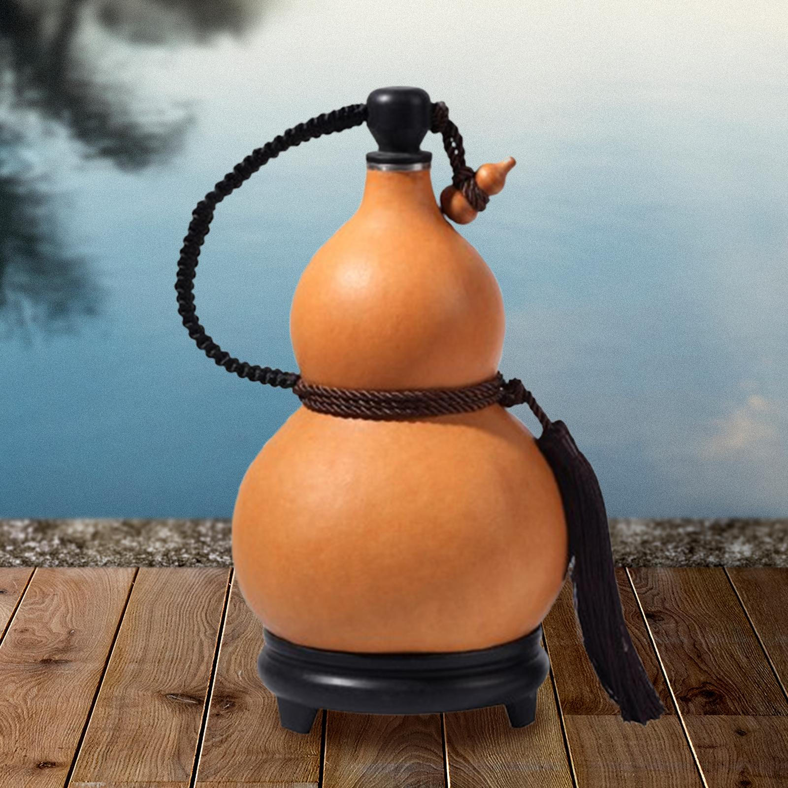 

Бутылка Калабаш Украшение Подвесной Китайский Держатель Для Напитков Тыква Бедро Бутылка для Отеля