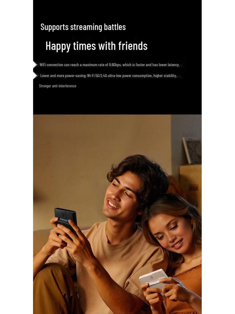 2025 E5Ultra 5-inch IPS Cloud Gaming Console with 6GB RAM & Hall Joystick