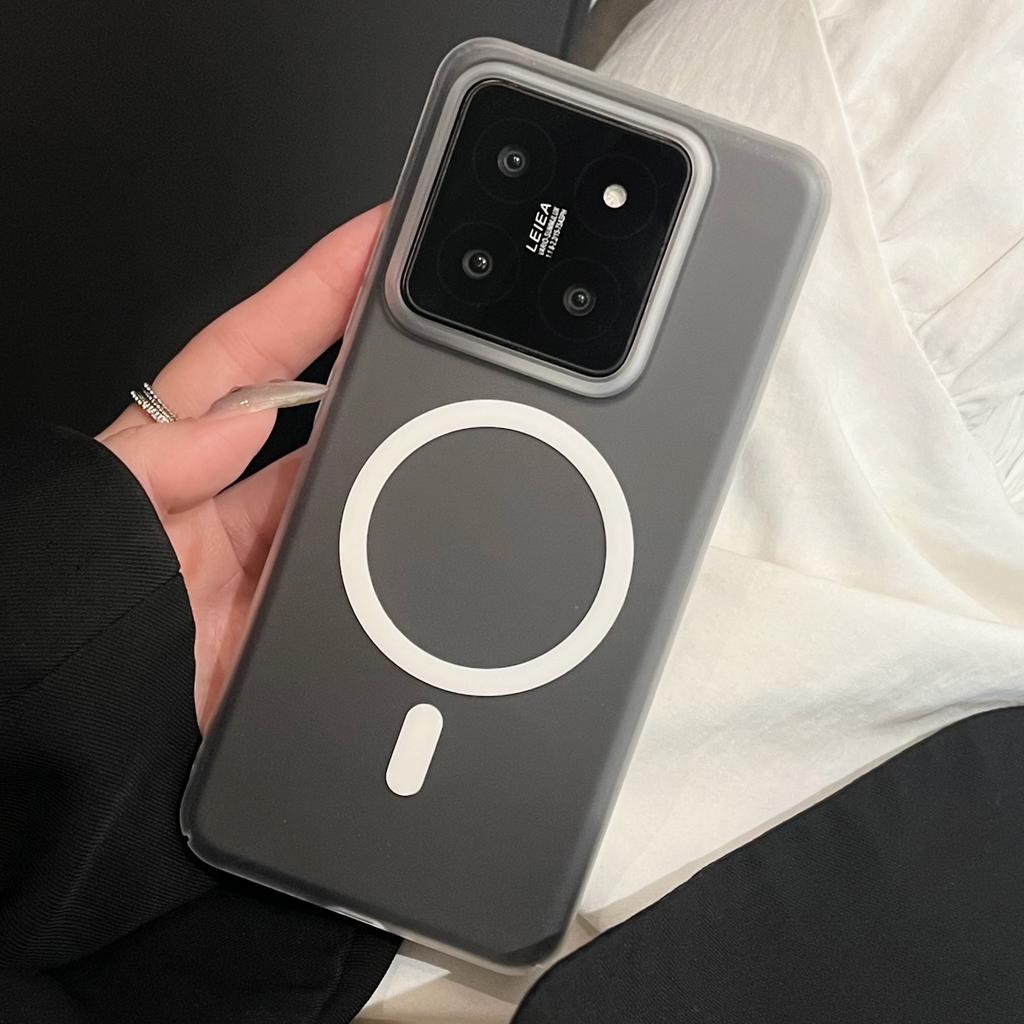 Carcasă Transparentă Mată Ultra Subțire Pentru Magsafe pentru Xiaomi Mi 15 14 13 Pro Ultra Mi15 PC Dur Magnetic Încărcare Wireless Capac