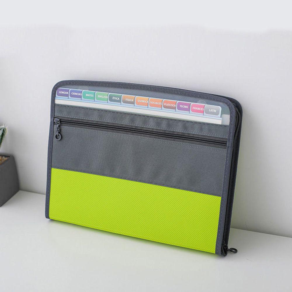 Bag School Stationery A4 File Folder File Storage Bag A4 Storage Bag Document Bag Zipper Organ Bag