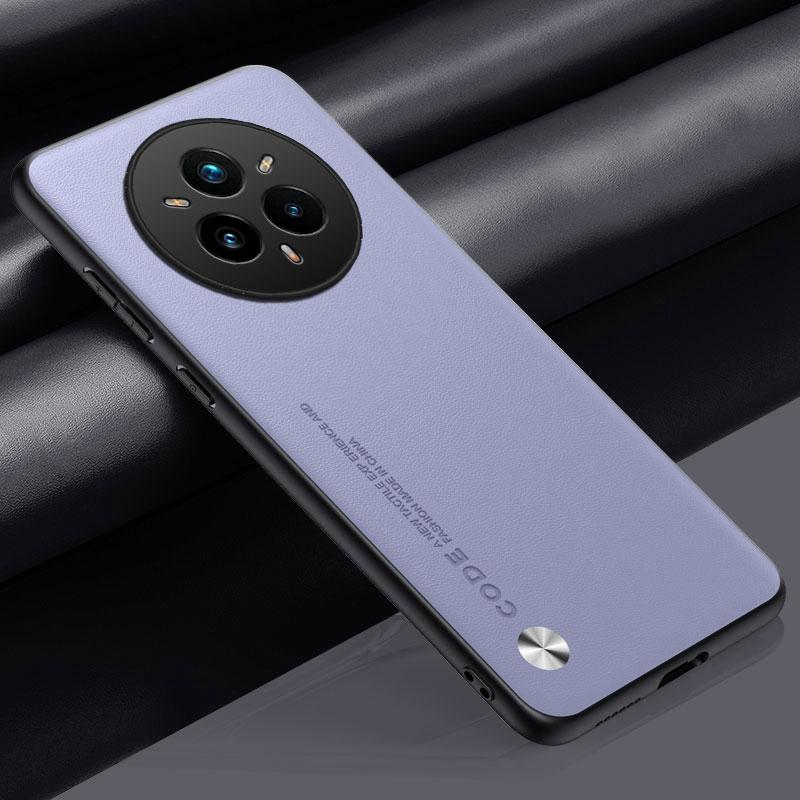 

Роскошный чехол из искусственной кожи для Realme 14 Pro Plus 5G, задняя крышка, матовый силиконовый чехол для телефона с полной защитой для Realme 14 Pro+ 14Pro Realme 14 Pro Plus светло-фиолетовый