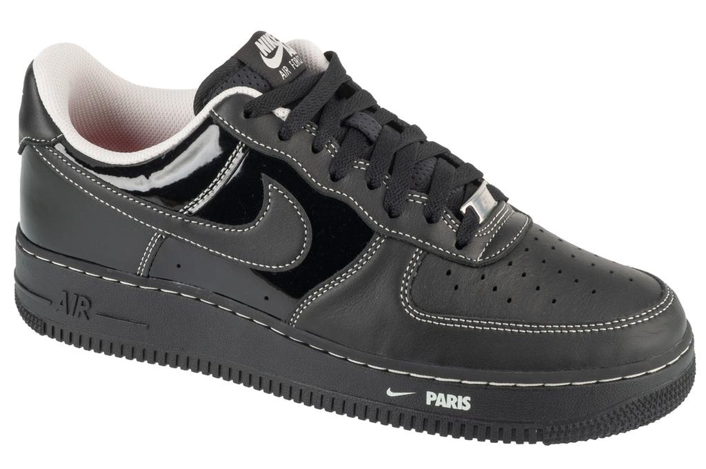 Nike Air Force 1 '07 Low City Pack Paris Patent, Mens black Sneakers
