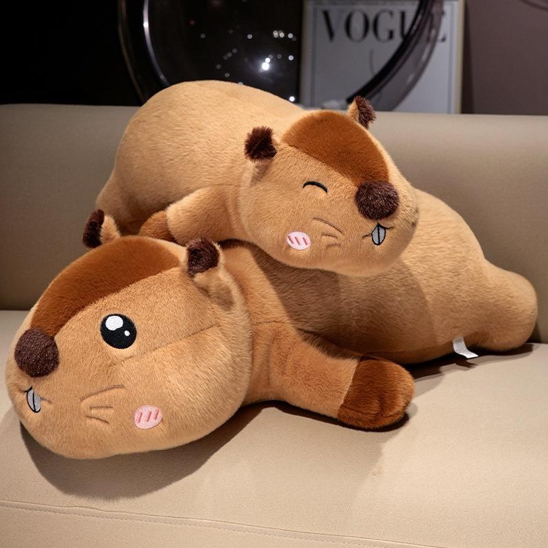 Soft Groundhog Doll Plush Toy Groundhog Doll Girl Accompanying Soothing Ragdoll