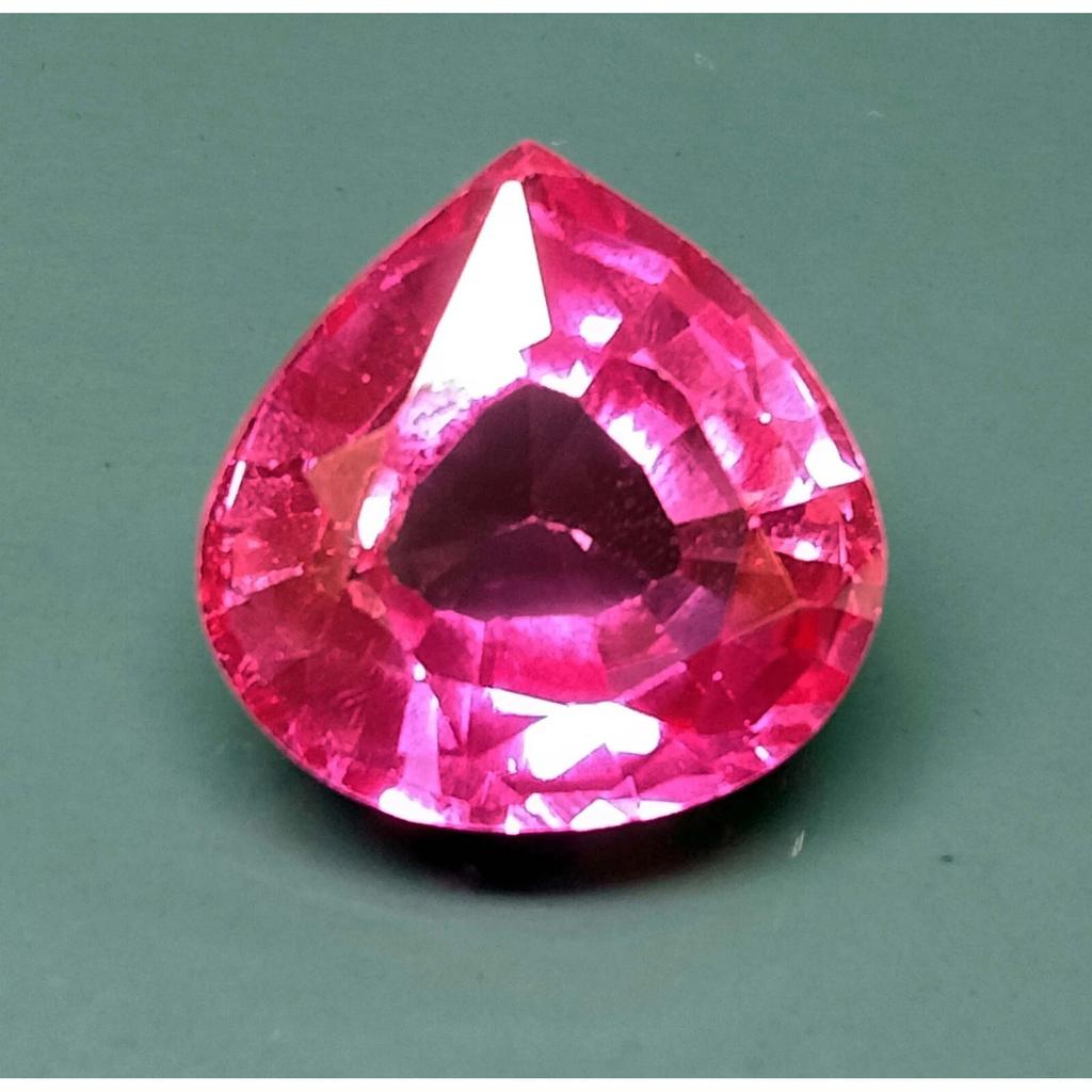 20+ Ct Natural Pink Sapphire Pear Cut Beautiful Certified Loose Gemstone