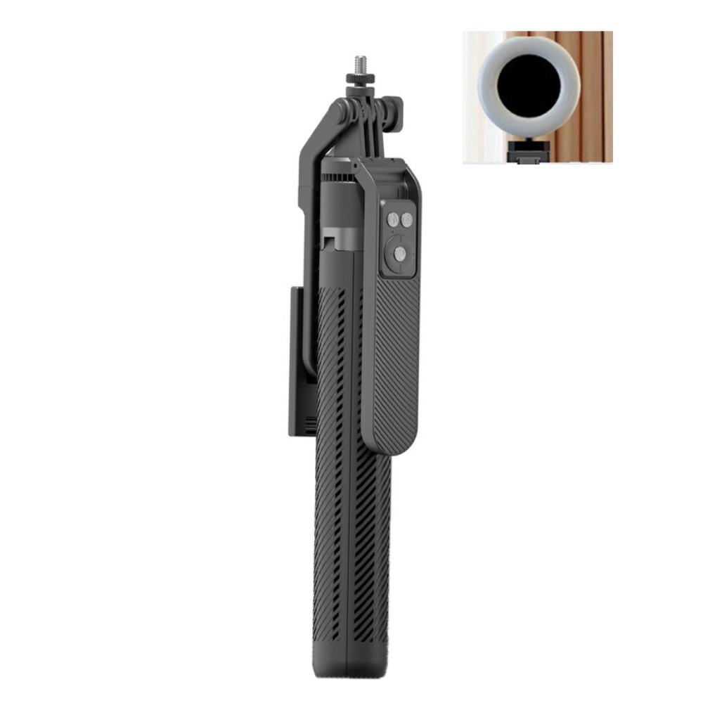 With LED Lamp Telescopic Selfie Stick Four Legged Selfie Stick Stand Live Broadcast