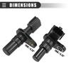 Pack of 2 for Nissan Altima 2007- Automatic Transmission Input Speed Sensor