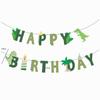 Dino Party Supplies Dinosaur Balloons Paper Straws Cups Plates Kids Boy Birthday Party Decoration Jungle Dinosaur Party Decor