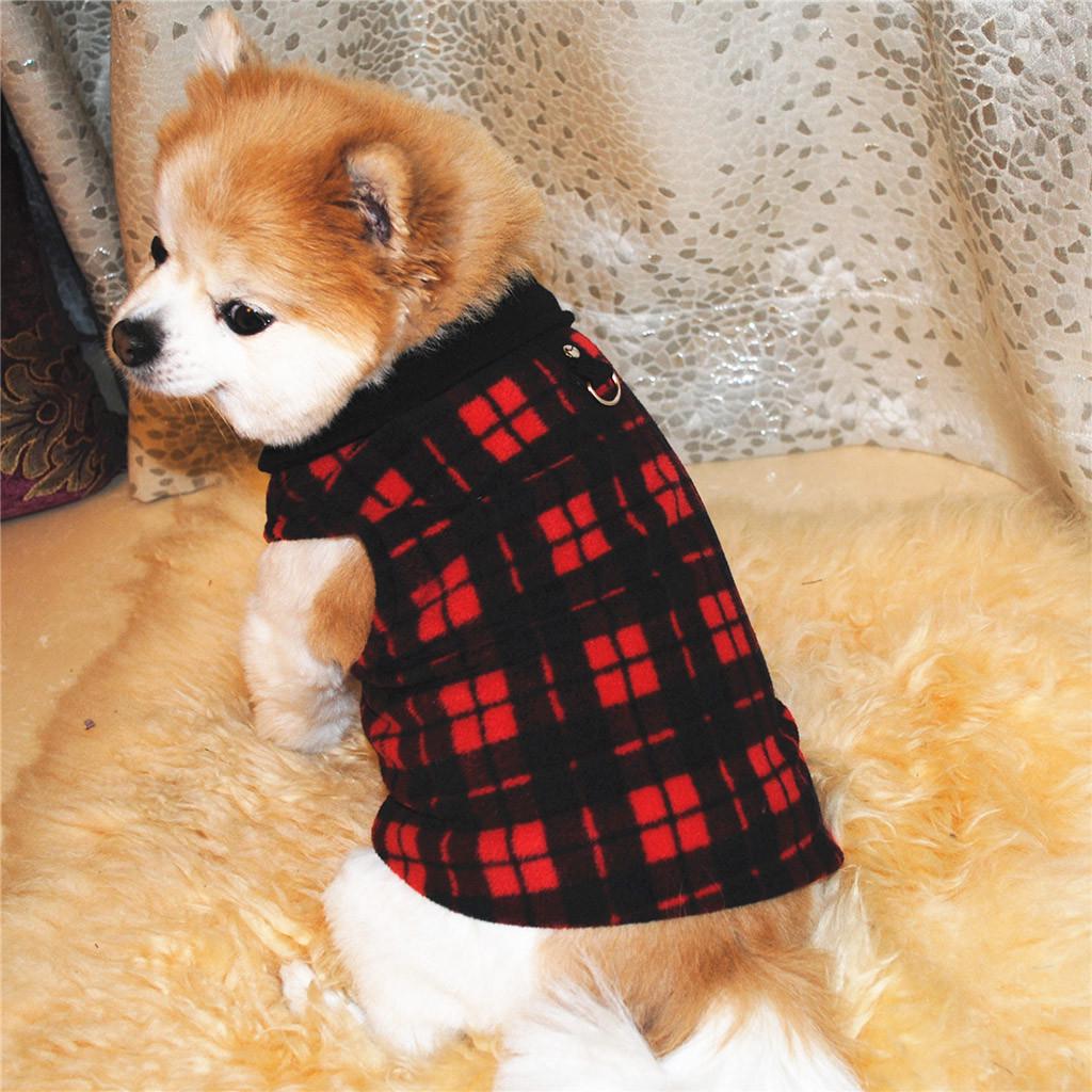  Pet Dog Cat Villus Warm Vest Puppy Doggy Apparel Clothing