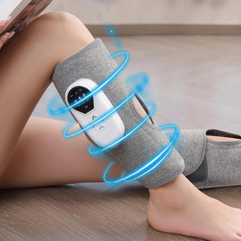Electric Leg Massager Charging Calf Air Compression Massager with Three Massage Modes Thigh And Knee 360° All-Round Packag