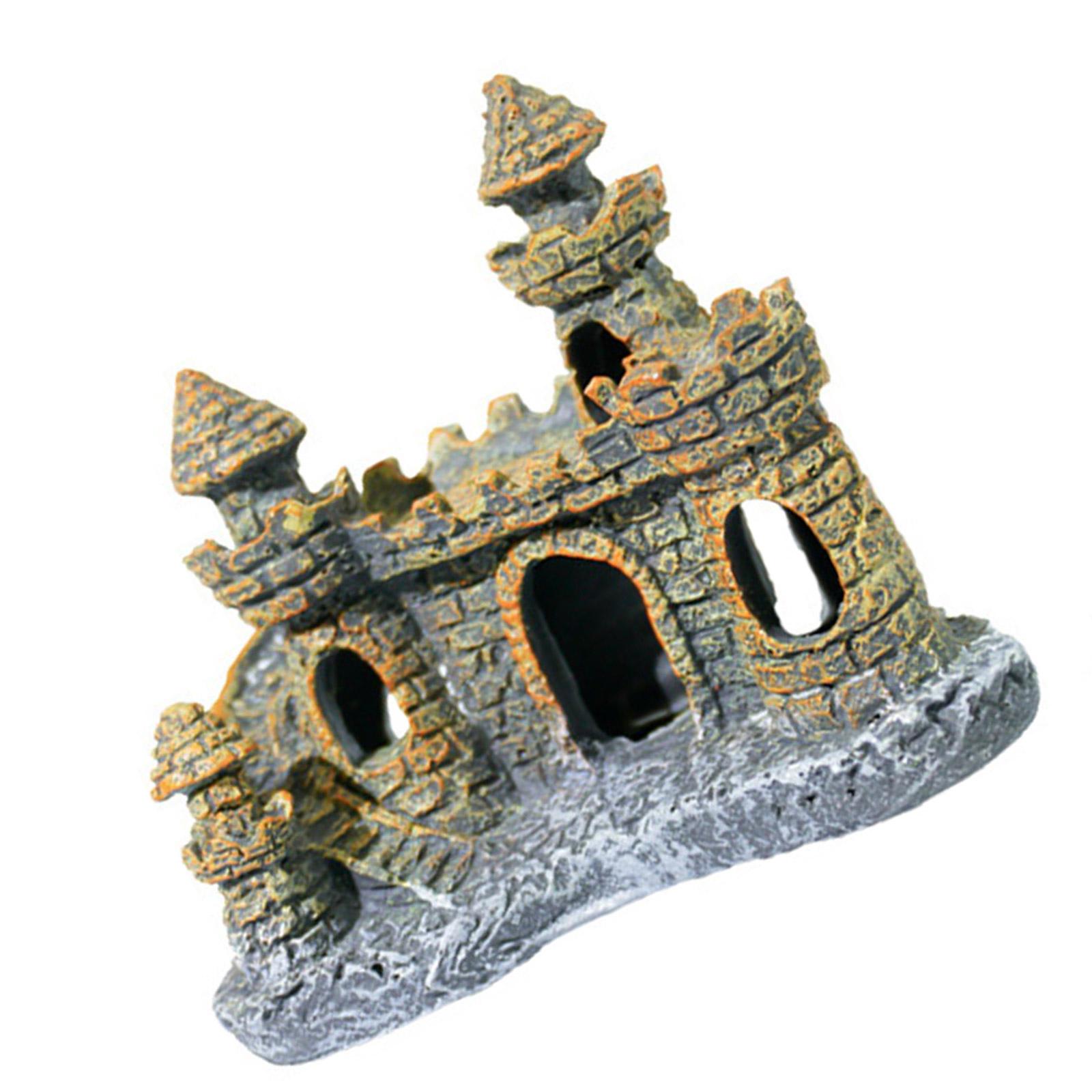 

Aquariums Landscape Artificial Castle Lighthouse Fish Tanks Landscaping for Shrimp Breeding Landscape Ornaments Craft C