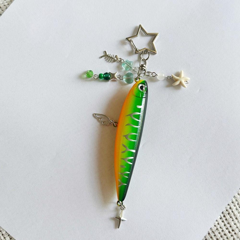 Simulation Fish Pendant Ocean Animal Bionic Fish Keychain Fashion Fish Keychain  Men Women