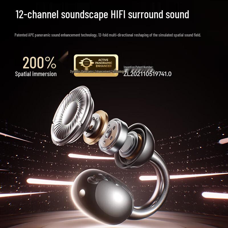 Saina S7S Air Conduction Open-Ear Wireless AI Headset