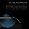 Bluetooth Audio Smart Glasses Smart Wireless Bluetooth Sunglasses Open Ear Music Hands Free Calling Polarized Sunglasses for Men Women A3 Square