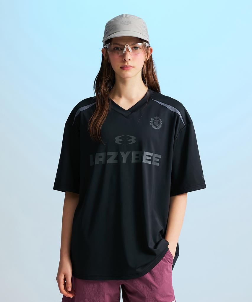 Leijibi Hydro Mesh Performance Oversized M Rash Guard Short Sleeve Jersey Black 2