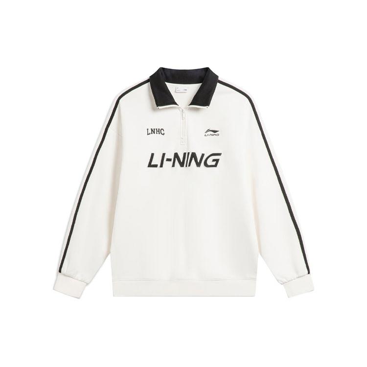 Li Ning Sports Fashion Collection Sweatshirt Unisex Ivory AWDU919-1 3XL