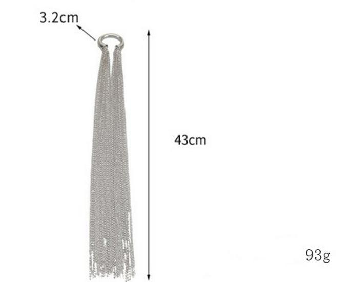 Elegant Tassel Chain Headband - Designer Style Fashion Accessory