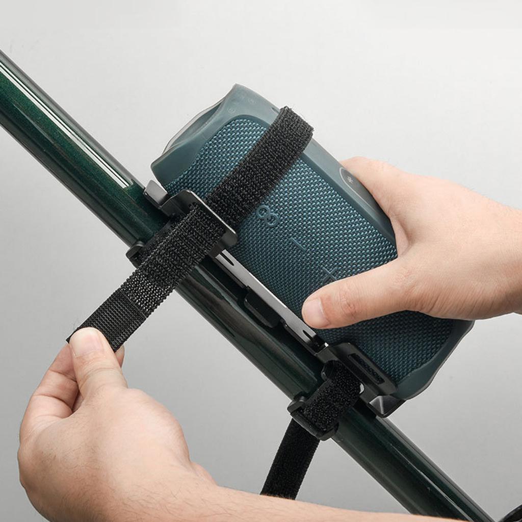 Bike Water Bottle Cages Bicycle Water Bottle Holder Bluetooth-Compatible Speaker Mount Adjustable Strap Bike Accessories